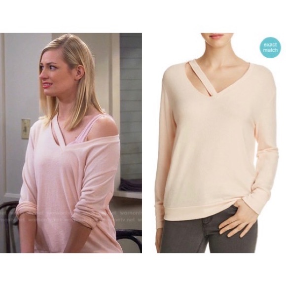 Pink LNA Fallon Sweater - Picture 3 of 4